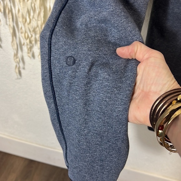 Lululemon Cool & Collected Jogger 28" size 6 in Heathered Speckled True Navy - Picture 9 of 16